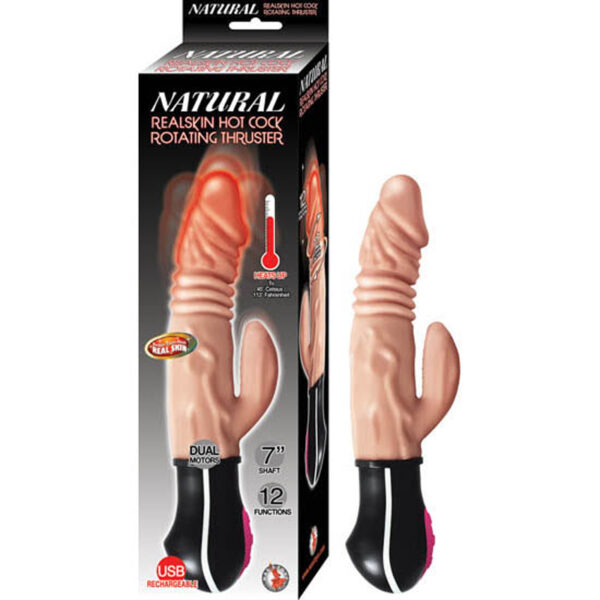 Natural Realskin Hot Cock Rotat Thrus Fl