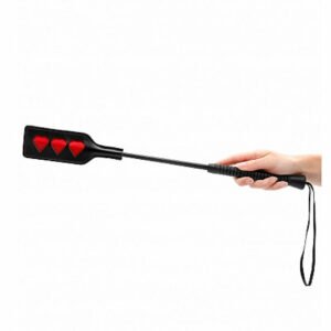 Ouch! Crop - HEART - Large - Black