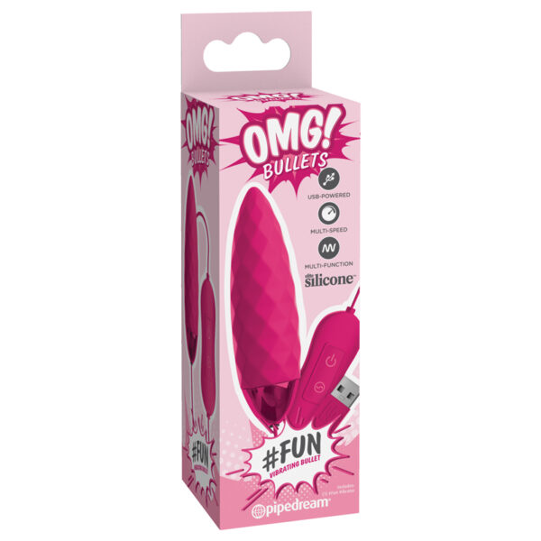 OMG! Bullets Fun Vibrating Bullet Fuch