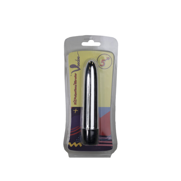 Voodoo 5" 10X Pulsations Vibrator Silver