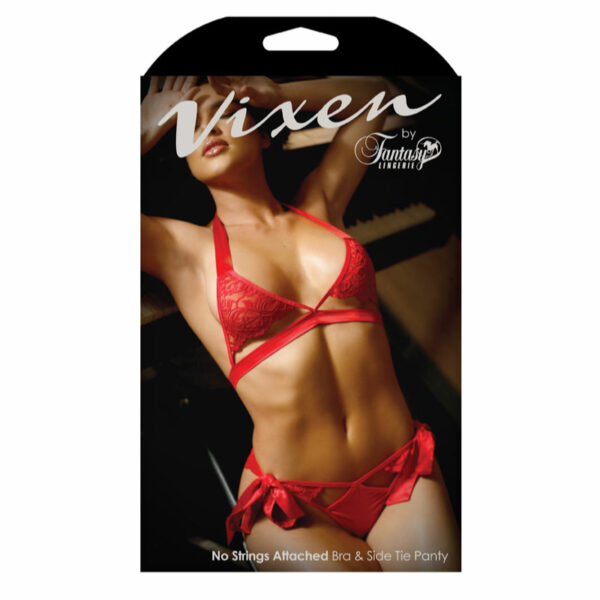 NO STRINGS ATTACHED LACE BRA & PANTY