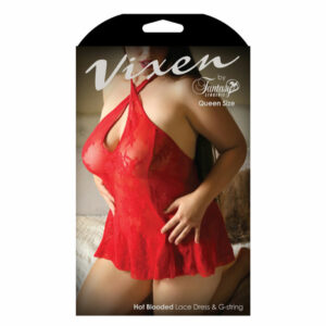 HOT BLOODED LACE DRESS & G-STRING