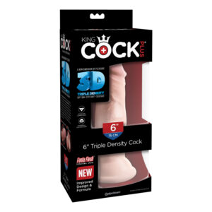 King Cock Plus 6in Triple Density Cock
