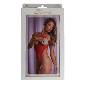 MS Mesh Cupless & Crotchless Teddy RD QN
