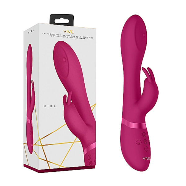 Vive Mira Spinng G-Spot Rabbit Pink