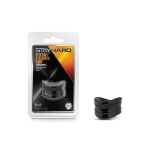 Stay Hard Beef Ball Stretcher 1" Black