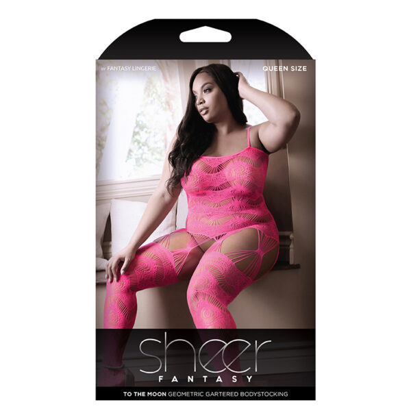 Sheer To The Moon Garter B/Stocking Q
