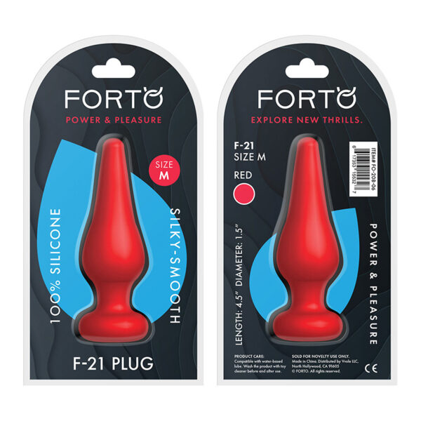 Forto F-21: Tear Drop Med Red