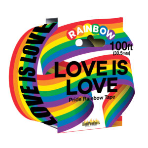 Love Is Love  Rainbow Caution Tape. 100'