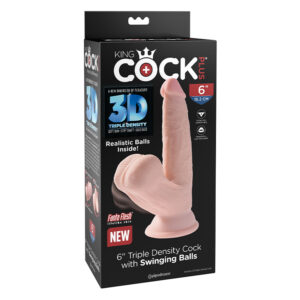 King Cock Triple Density 6in W/Swing Bal