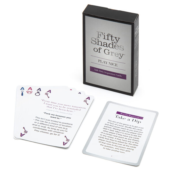 Fifty Shades Play Nice Talk Dirty Card G