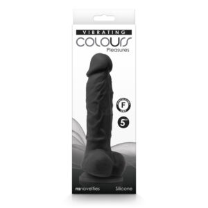 Colours Pleasures Vibrating 5in Dildo Bk