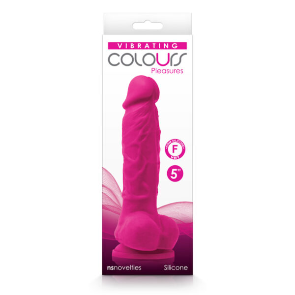 Colours Pleasures Vibrating 5in Dildo Pi