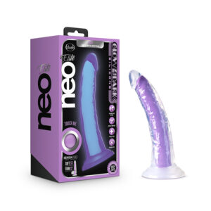 Neo Elite Light 7"   Dildo Neon Purple