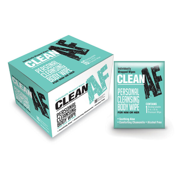 Clean Af Wipes Box Of 16