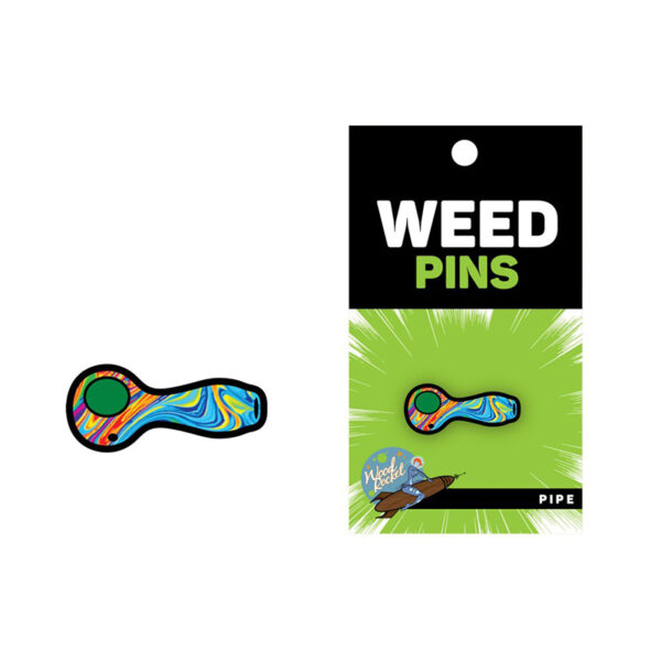 Weed Pipe with Swirled Color Fill