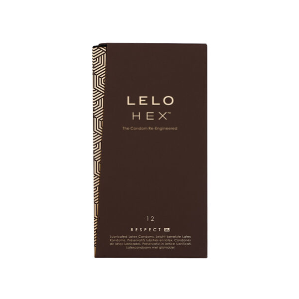 LELO HEX Respect XL Condoms 12-Pack