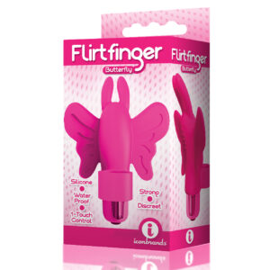 The 9's Flirt Finger Butterfly Pink