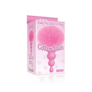 The 9's Cottontails butt plug beaded pin