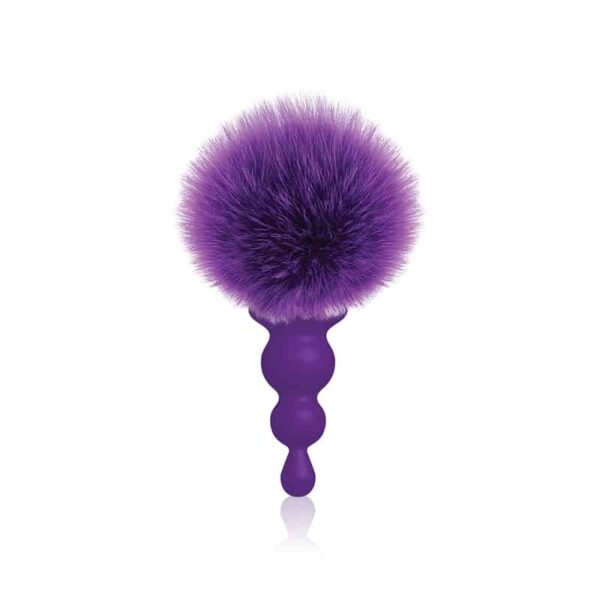 The 9's Cottontails  Butt Plug Beaded Pu