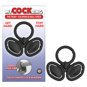 My Cockring The Triad-CRing&Ball Cinc Bk