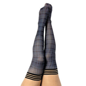 Kixies Debbie Navy Plaid - size A
