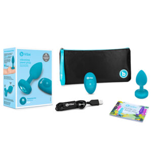 b-Vibe Vibrating Jewels Aquamarine (S/M)