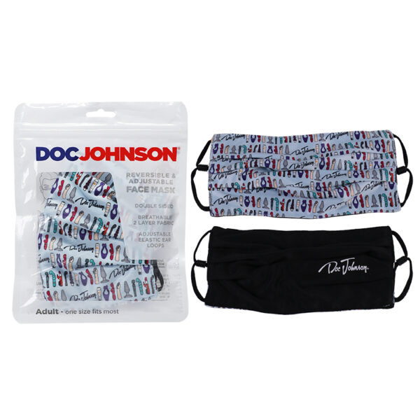 DJ Reversible&Adjustable Face Mask Blue