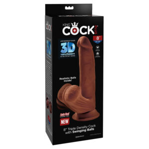 King Cock Plus 8in Trip Den Cock/SBall B
