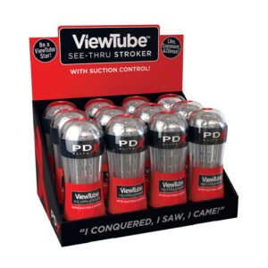 PDX Elite ViewTube Stroker Dp/12pcs Clea