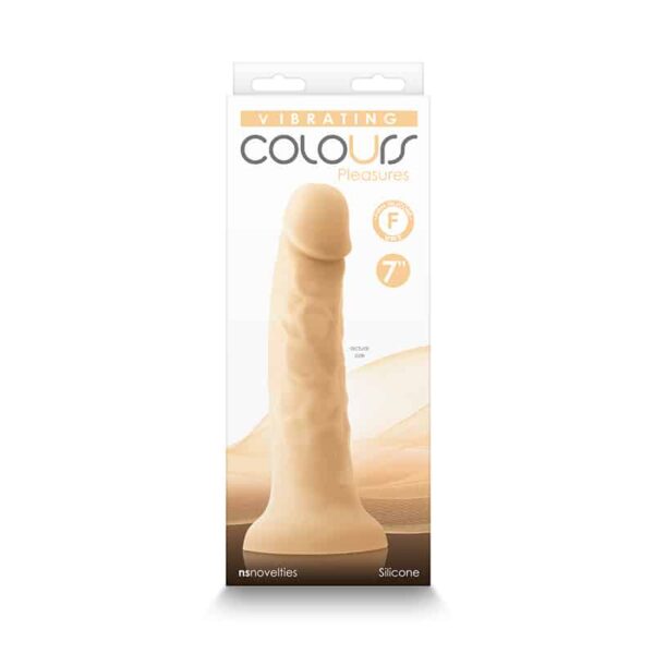 Colours Pleasures 7in Vibrating Dong Whi