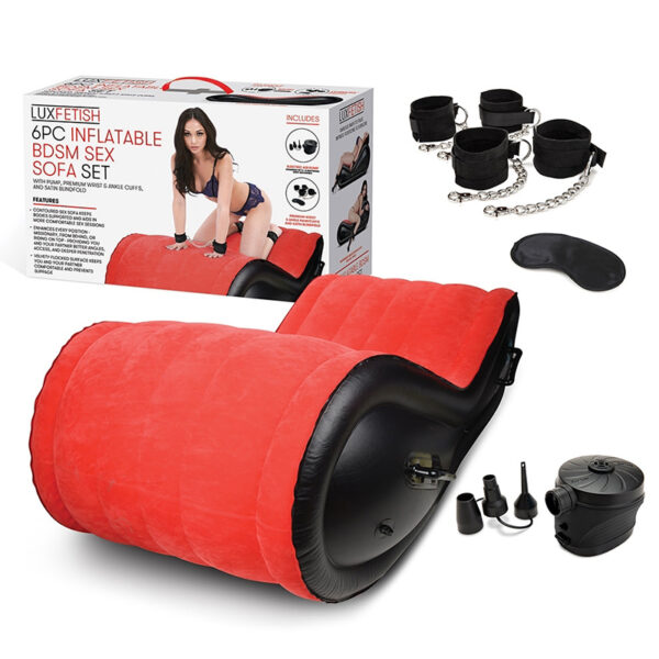 Lux Fetish 6pc Inflatable BDSM Sex Sofa