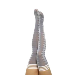Kixies OPC Par 4 Grey Argyle Size A