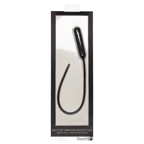 Ouch UrethralSound ExtraLongVibrPlug Blk