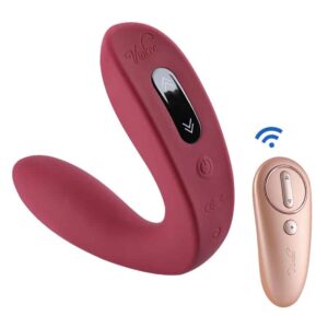Hercules Remote Anal Vibrator Wine Red