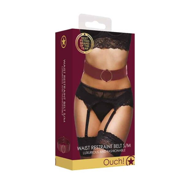 Ouch Halo Waist Belt S/MBurgundy