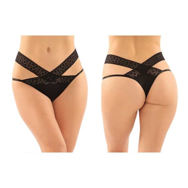 Daphne  Brazilian-Cut Panty 6pk S/M Blk