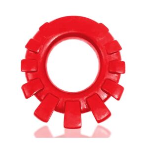 Oxballs Cock-Lug Lugged Cockring Red