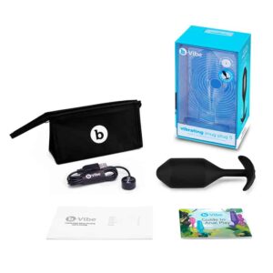 b-Vibe Vibrating Snug Plug XXL Black
