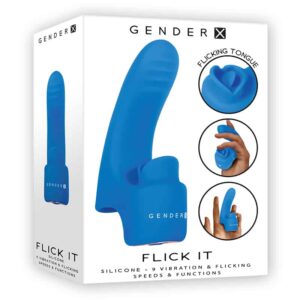 Gender X Flick It Rechargeable Silic Blu