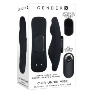Gender X Our Undie Vibe Rechargeable Bk