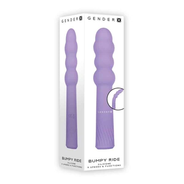 Gender X Bumpy Ride Rechargeable Purple