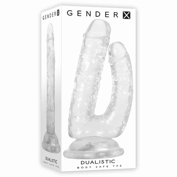 Gender X Dualistic Dildo Clear