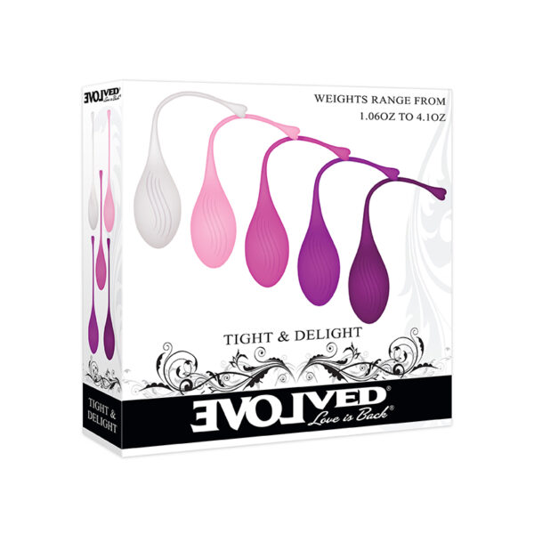 Evolved Tight&Delight Kegel Set/5 Silico