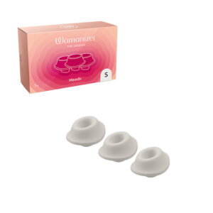 Womanizer Premium Heads Gray Sm Pk Of 3