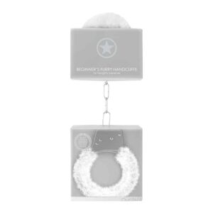 Ouch Beginner's Handcuffs Furry White