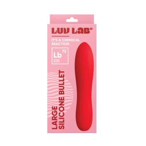 Luv Inc LB72 Large Silicone Bullet Red