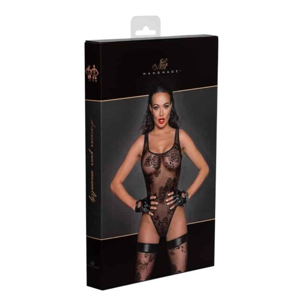 Noir Handmade Tulle Body  Embroidery M