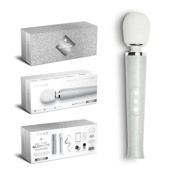 Le Wand All that Glitters Set White