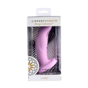 SS Lazre 6in Suction Cup Pink